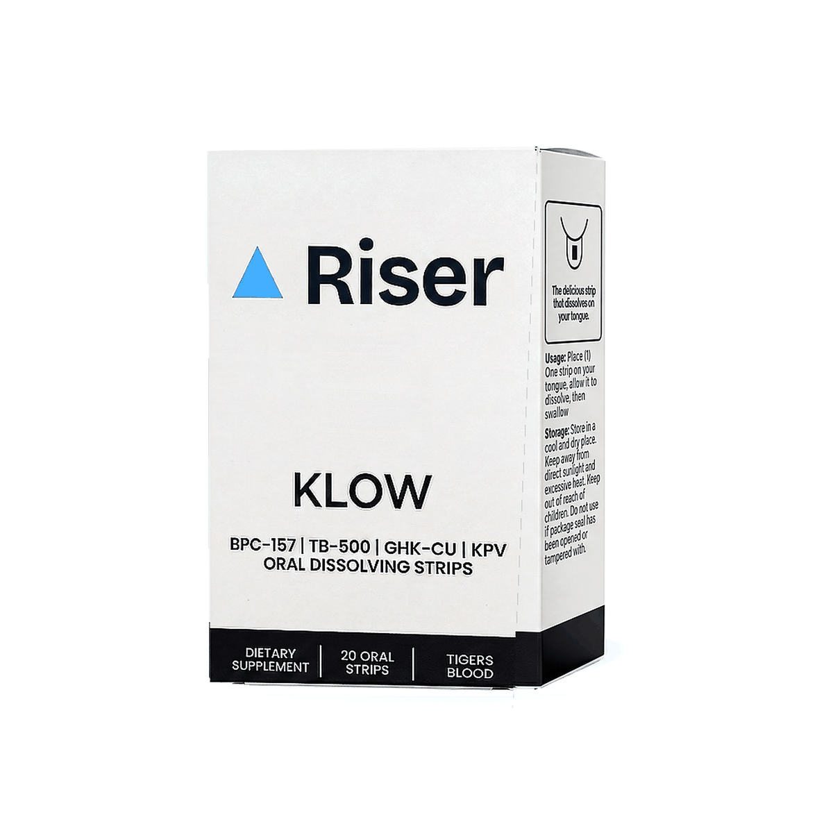 KLOW front of box — Riser Renew