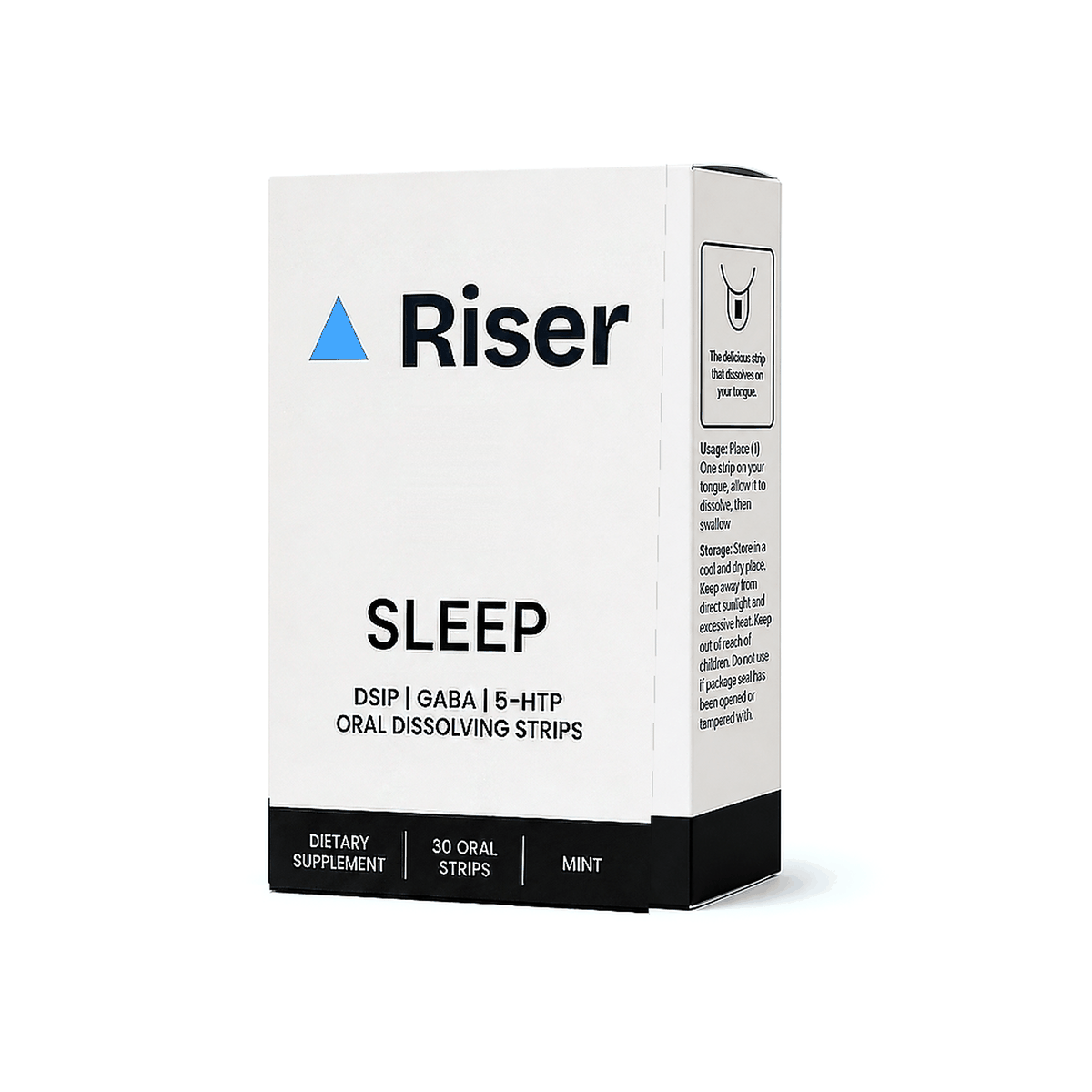 SLEEP front of box — Riser Rest