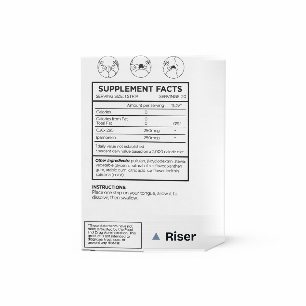 CJC-1295/Ipamorelin Supplement Facts panel